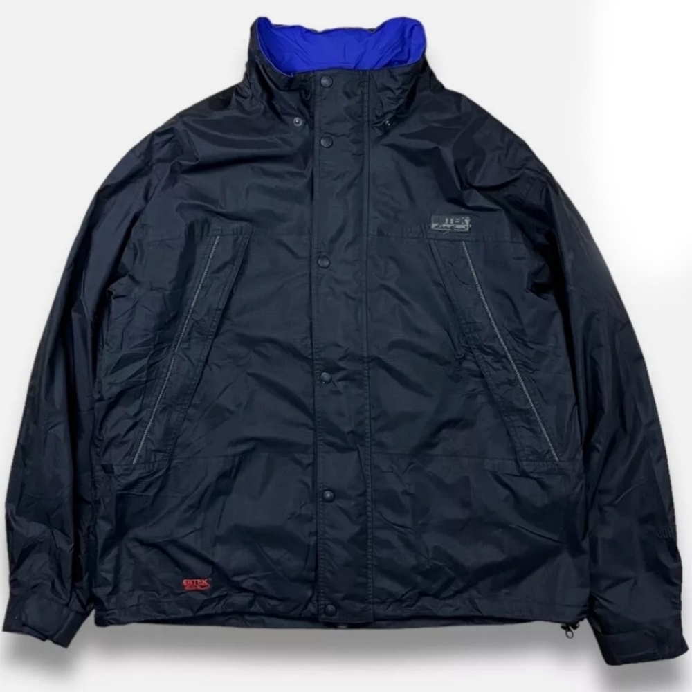 Eddie Bauer EBTek Black & Purple Shell Jacket